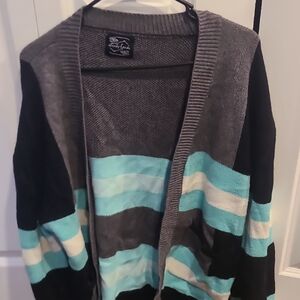 Striped Cardigan Sweater
